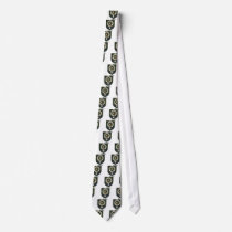 McMillan Clan Crest Badge Tartan Necktie