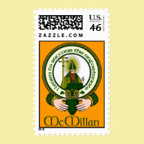McMillan Clan Motto Postage Stamps stamps