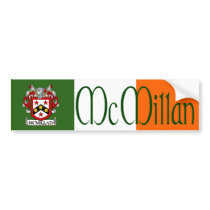 McMillan Coat of Arms Bumper Sticker bumper stickers by irishcountry McMillan Coat of Arms Bumper Sticker bumper stickers