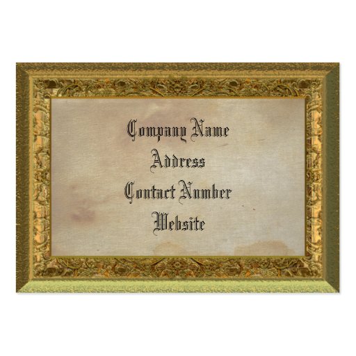 McMyles Victorian  Customizable Business Card (back side)