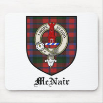 McNair Clan Crest Badge Tartan mousepads by clan_badges McNair Clan Crest Badge Tartan mousepads