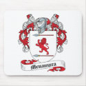 Mcnamara Family Crest mousepads by coatsofarms Mcnamara Family Crest mousepads