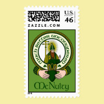 McNulty Clan Motto Postage Stamps stamps