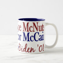 McNuts to vote McCain (Obama Biden 08) mugs