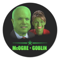 McOgre / Goblin '08 Round Sticker