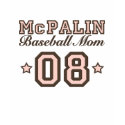 McPalin Baseball Mom T shirt 08 - Customized