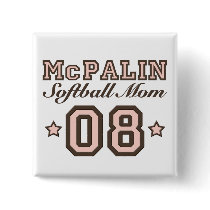 McPalin Softball Mom Button 08