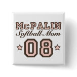 McPalin Softball Mom Button 08