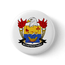 McPherson Family Crest buttons by coatsofarms McPherson Family Crest buttons