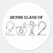 MCPHS Class of 2012 Sticker