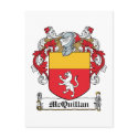 McQuillan Family Crest postcards by coatsofarms McQuillan Family Crest postcards