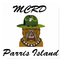 MCRD Parris Island Devil Dog posters by militarymarinecorps MCRD Parris Island Devil Dog posters