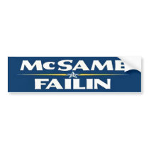 McSame/Failin Bumper Stickers