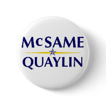McSame-Quaylin Button (White)