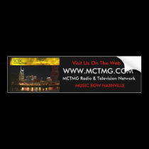 MCTMG Bumper Sticker bumper stickers by mctmgnetwork MCTMG Bumper Sticker bumper stickers