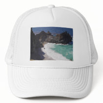 McWay Falls Big Sur California 2 - Painted hats by PaintedArt McWay Falls Big Sur California 2 - Painted hats