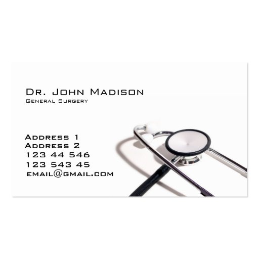 MD BUSINESS / Profile Card Business Card (front side)