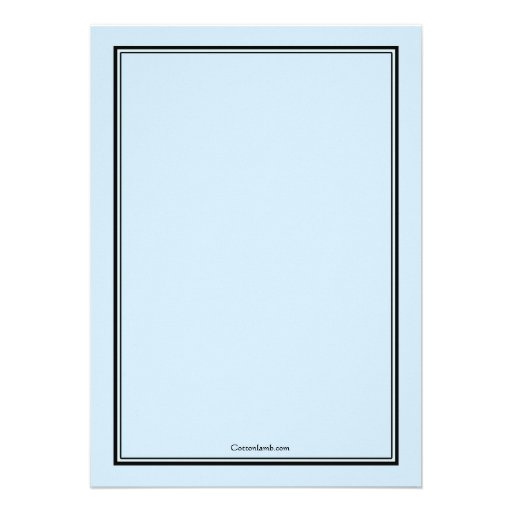 MD Graduation Invitation Blue