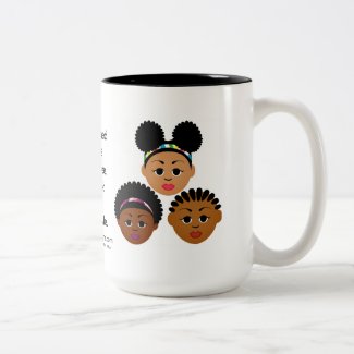 MDillon Designs "I'm Proud to Be Natural Me" Coffee Mugs
