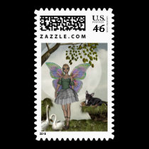 ME and faerie green 12med postage by mickeyelvis128 ME and faerie green 12med postage