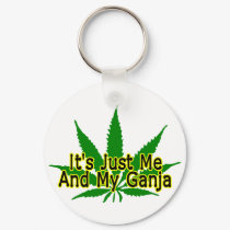 Me And My Ganja keychains by goldnsun Me And My Ganja keychains
