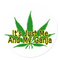 Me And My Ganja stickers
