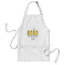 Me and my peeps bake aprons