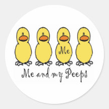 Me and My Peeps Sticker