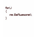 me.BeAwesome(); t-shirts
