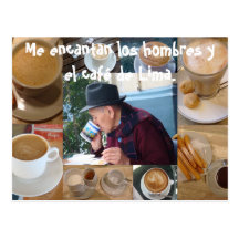 Me Encanta el Cafe Postcard