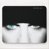 Me Eyes Film Blue Mousepad mousepads