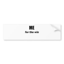 Me FTW bumper stickers by szclothingdesigns Me FTW bumper stickers
