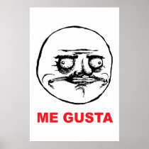 me gusta face rage face meme humor lol rofl posters