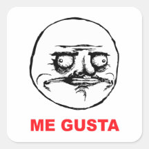me gusta face rage face meme humor lol rofl stickers
