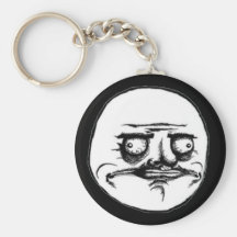 Me Gusta Internet Meme Rage Face Keychains