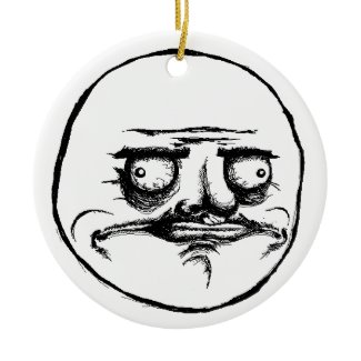 ME GUSTA MEME CHRISTMAS TREE DECORATION ornament