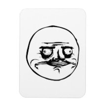 Me Gusta Meme Rectangular Magnets