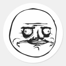 Me Gusta Meme Round Sticker