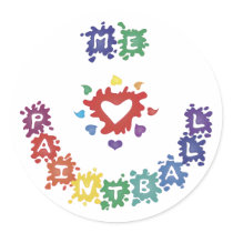 Me gusta Paintball stickers by Sensato Me gusta Paintball stickers