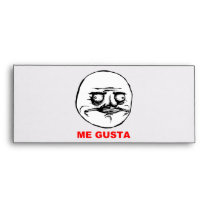 Me Gusta Rage Face Meme Envelopes