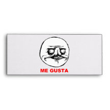 Me Gusta Rage Face Meme Envelopes