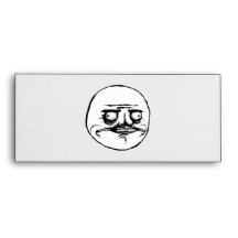 Me Gusta Rage Face Meme Envelope