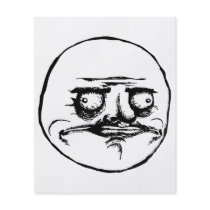 Me Gusta Rage Face Meme Flyer