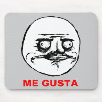 Me Gusta Rage Face Meme Mouse Pads