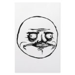 Me Gusta Rage Face Meme Custom Stationery