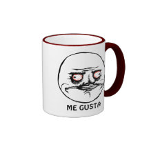 Me Gusta raging comic face Coffee Mugs