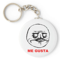 Me Gusta (text) Keychain