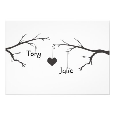 Me Heart You Engagement Party Invitation