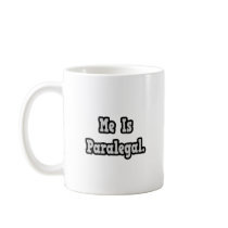 Me Is Paralegal Mug