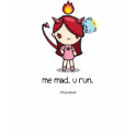 Me Mad Baby Doll (Fitted) t-shirts by mekute Me Mad Baby Doll (Fitted) t-shirts